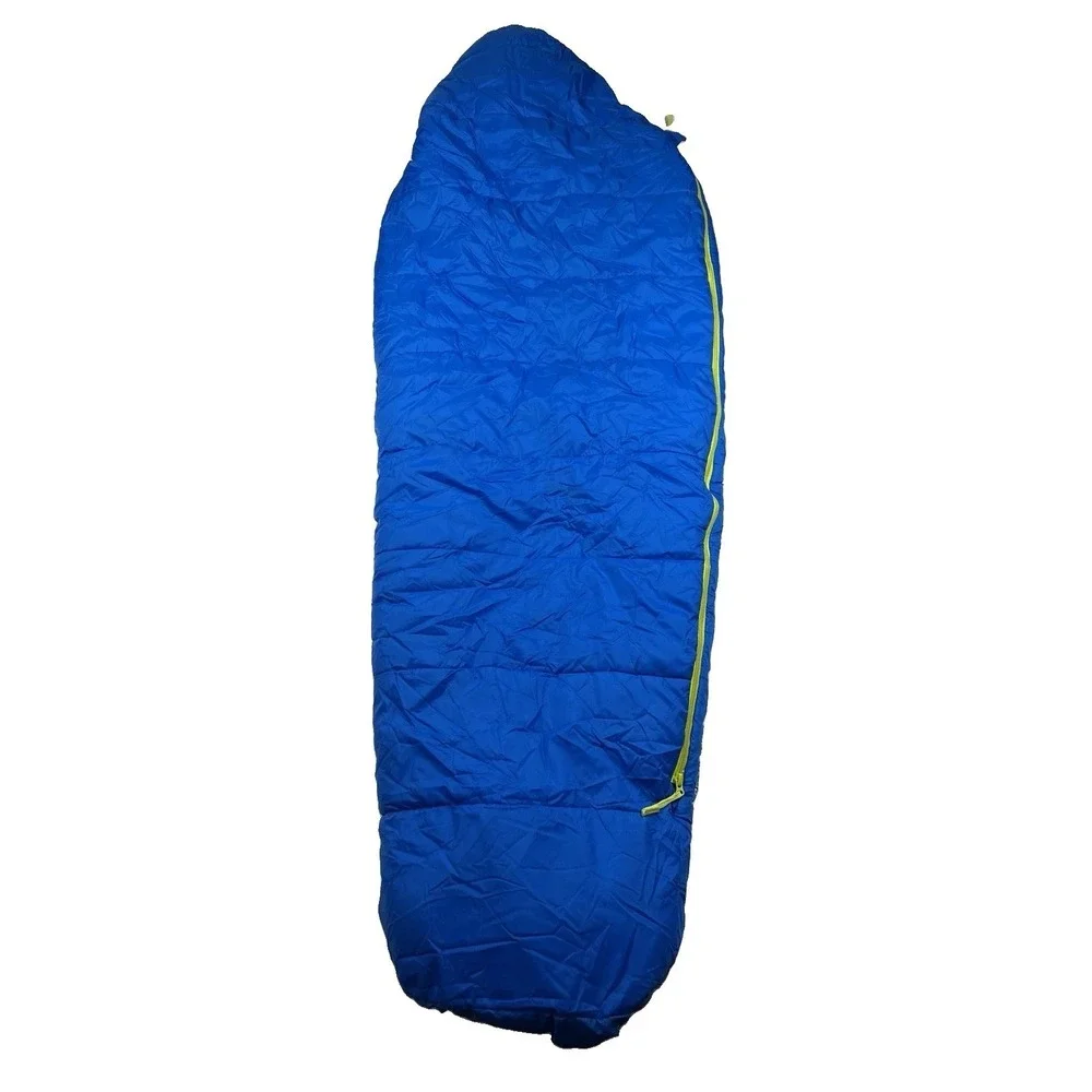 Youth Boy's REI Co-Op Kindercone 30º Blue Mummy RH Zip Sleeping Bag 70x50 EUC